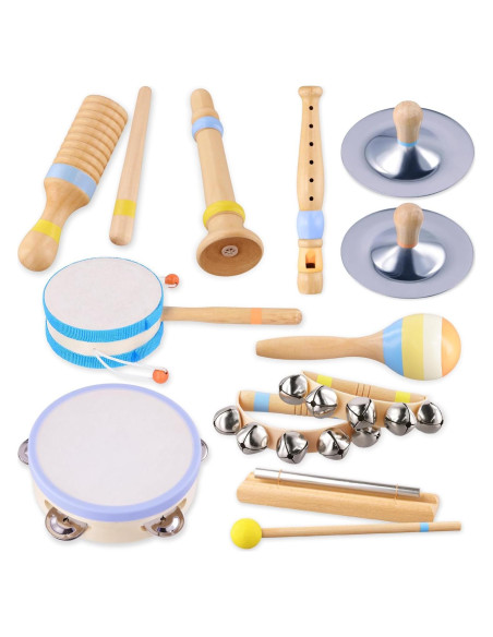 Set de Instrumentos Musicales Montessori Innowis para Bebés Set de Instrumentos Musicales Montessori Innowis para Bebés