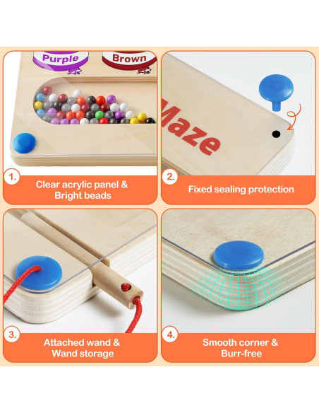 Rompecabezas Magnético Montessori Letapapa 30x30 cm para Niños 3-5 Años Rompecabezas Magnético Montessori Letapapa 30x30 cm para Niños 3-5 Años
