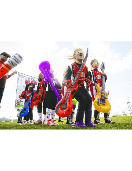 Guitarra Inflable Rock Star Decora 89 cm Colores Variados Guitarra Inflable Rock Star Decora 89 cm Colores Variados