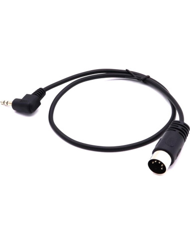 Cable MIDI 5 Pines DIN LOKEKE a 3.5mm 0.5m Negro