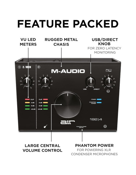 Paquete Estudio Grabación Akai MPK Mini MK3 + M-Audio AIR 192I4 Paquete Estudio Grabación Akai MPK Mini MK3 + M-Audio AIR 192I4