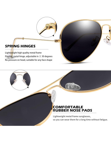 Gafas de sol Aviador Pro Acme UV400 Polarizadas