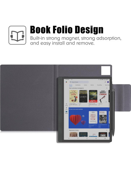 Funda Magnética BOZHUORUI para Tableta Boox Tab Ultra C Pro 10.3" Funda Magnética BOZHUORUI para Tableta Boox Tab Ultra C Pro 10.3"