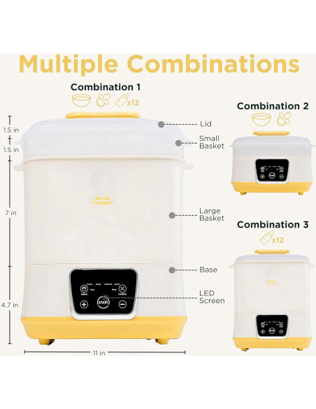 Esterilizador y Secador de Botellas Eléctrico 6 en 1 - 2.16 kg Esterilizador y Secador de Botellas Eléctrico 6 en 1 - 2.16 kg