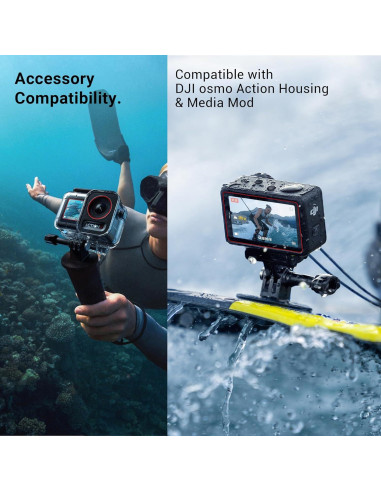 Kit de Accesorios CYNOVA para DJI Osmo Action 5 Pro - Estuche, Protectores y Tapa de Lente