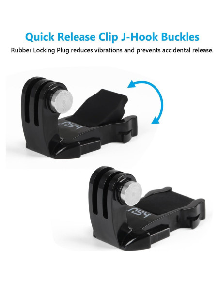 Montaje Rápido J-Hook HSU para GoPro y Cámaras de Acción Montaje Rápido J-Hook HSU para GoPro y Cámaras de Acción