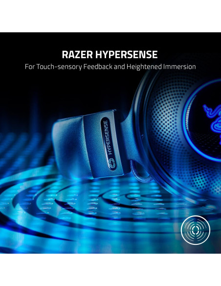 Auriculares Razer Kraken V3 HyperSense USB Gaming con Micrófono Auriculares Razer Kraken V3 HyperSense USB Gaming con Micrófono