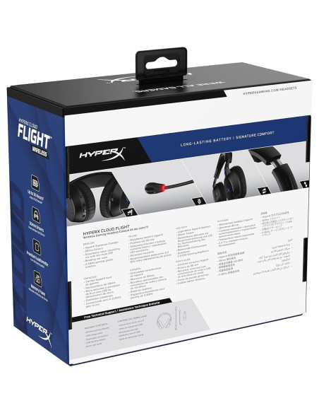 Auriculares Gaming Inalámbricos HyperX Cloud Flight PS5/PS4 Auriculares Gaming Inalámbricos HyperX Cloud Flight PS5/PS4