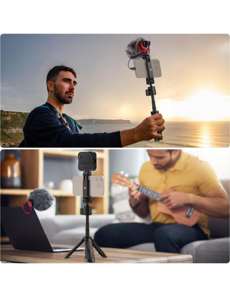 Trípode Mini Selfie Stick NEEWER TP43 Negro para iPhone y GoPro Trípode Mini Selfie Stick NEEWER TP43 Negro para iPhone y GoPro