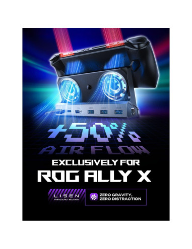 Estación de Acoplamiento LISEN para ASUS ROG ALLY X y Steam Deck 4K