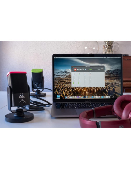 Paquete de Podcast y Streaming StreamEye con 4 Micrófonos NT-USB Mini Paquete de Podcast y Streaming StreamEye con 4 Micrófonos NT-USB Mini