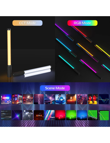 Varita de Luz Portátil ULANZI VL119 LED RGB 50cm Recargable Varita de Luz Portátil ULANZI VL119 LED RGB 50cm Recargable