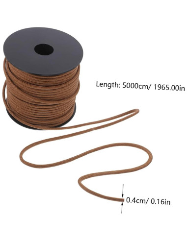 Cuerda de Supervivencia SUPVOX 50m 4mm a Prueba de Viento