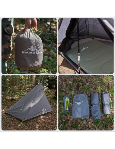 Tienda de Camping Nature Link Altair One 1 Persona Impermeable