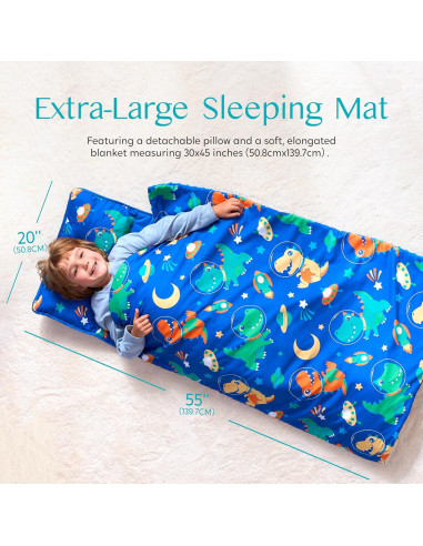 Colchoneta para Siesta Joiedomi 139.7x76.2cm con Almohada y Manta