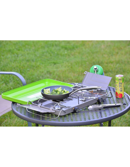 Estufa de Camping Flame King VT-101 2 Quemadores Propano 20,000 BTU Estufa de Camping Flame King VT-101 2 Quemadores Propano 20,000 BTU