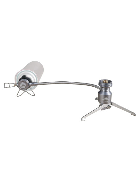 Adaptador de Butano Camping Moon VA-US-Z23 con Manguera de Acero Adaptador de Butano Camping Moon VA-US-Z23 con Manguera de Acero
