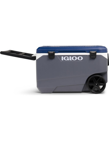 Cooler Igloo MaxCold 90Qt 5 Días con Ruedas y Tapa Acceso Rápido