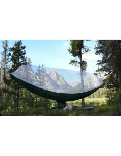 Hamaca Sin Mosquitos Hammock Bliss 300x150 cm Verde con Red 2