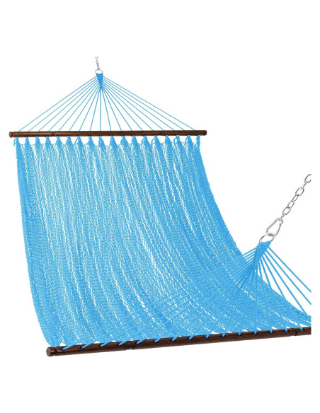 Hamaca Doble Lazy Daze 3.2m Azul Cielo para 2 Personas Hamaca Doble Lazy Daze 3.2m Azul Cielo para 2 Personas