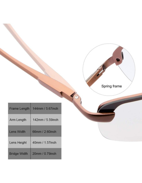 Gafas de sol YIMI fotocromáticas polarizadas UV400 para hombres Gafas de sol YIMI fotocromáticas polarizadas UV400 para hombres