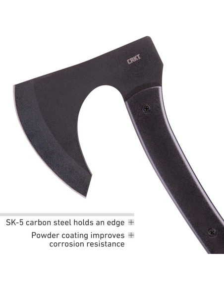 Hacha Táctica CRKT Skeggox SK-5 con Mango de Nylon y Funda Hacha Táctica CRKT Skeggox SK-5 con Mango de Nylon y Funda