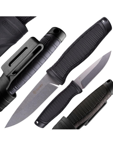 Cuchillo Ganzo G806-BK Hoja Fija Acero Inoxidable 9.8 cm