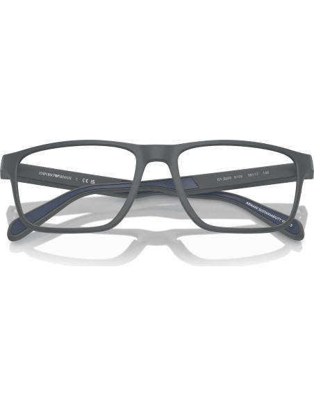 Gafas de Prescripción Emporio Armani EA3233 Gris Mate 56mm Gafas de Prescripción Emporio Armani EA3233 Gris Mate 56mm