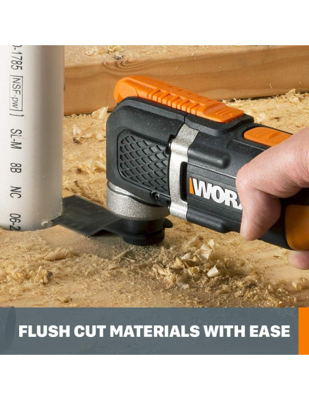 Herramienta Multiuso Oscilante Inalámbrica Worx WX696L 20V Herramienta Multiuso Oscilante Inalámbrica Worx WX696L 20V