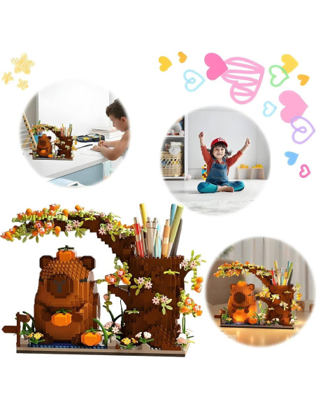 Juego de Bloques de Construcción Capibara - 1880 Piezas Kawaii Juego de Bloques de Construcción Capibara - 1880 Piezas Kawaii