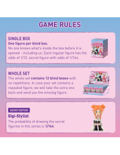 Figuras de Caja Sorpresa POP MART Lil Peach Riot Carga - Rosa 2