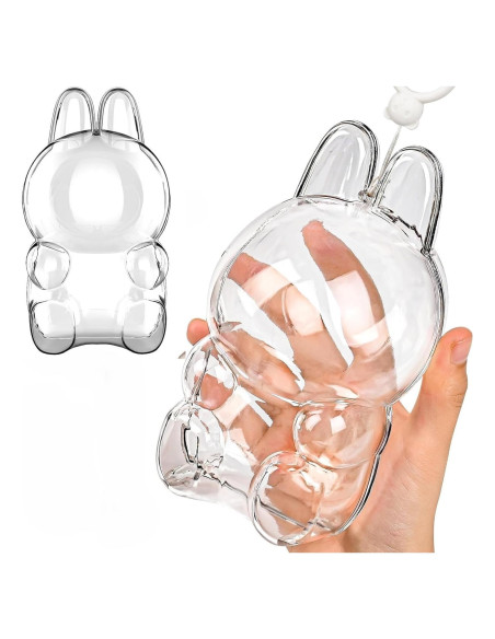 Funda Protectora Acrílica Labub para Figuras Sentadas 15cm Funda Protectora Acrílica Labub para Figuras Sentadas 15cm
