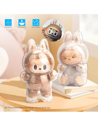 Funda Protectora Acrílica LABUBU - Exhibición Transparente