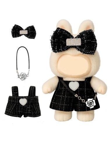 Ropa de Muñeca Linda Genovega para Labubu 17 cm Accesorios