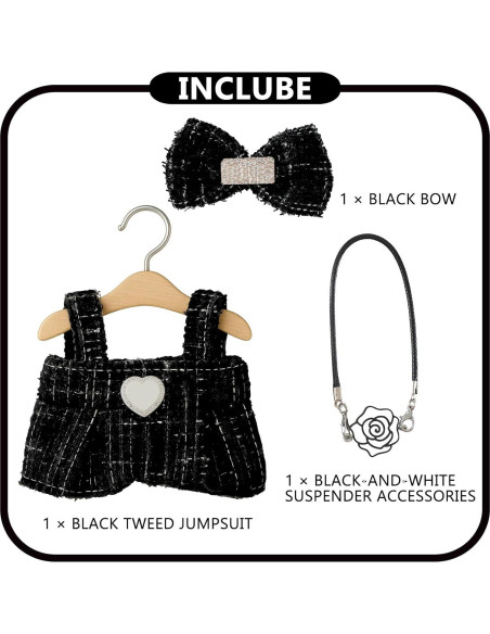 Ropa de Muñeca Linda Genovega para Labubu 17 cm Accesorios Ropa de Muñeca Linda Genovega para Labubu 17 cm Accesorios