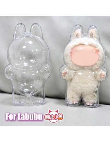 Funda Protectora Transparente LABUBU para Muñeca - PVC