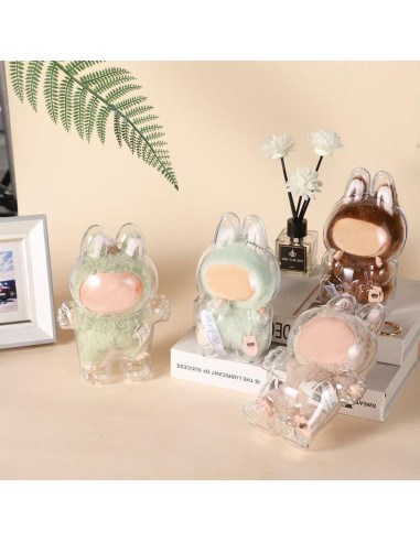 Funda Protectora Transparente LABUBU para Muñeca - PVC