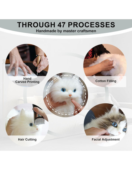 Gato de Peluche Realista Chongker con Peso 1.36 kg Gato de Peluche Realista Chongker con Peso 1.36 kg