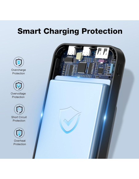 Cargador Portátil WIXLI 10000mAh Carga Rápida PD 22.5W USB-C Cargador Portátil WIXLI 10000mAh Carga Rápida PD 22.5W USB-C