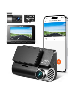 Cámara Dash 4K 70mai A800S con GPS y WiFi 5GHz, Doble Lente