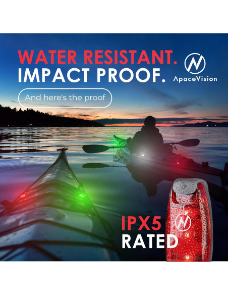 Luces LED KayaLuma para Kayak - Paquete de 3, IPX5 Luces LED KayaLuma para Kayak - Paquete de 3, IPX5