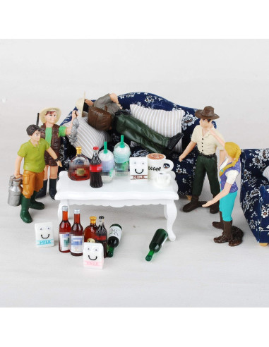 Juguetes de Comida Miniatura NWFashion 26 Piezas Decoración