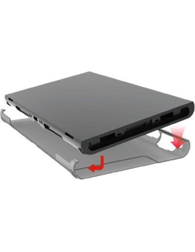 Conjunto Protector XHSESA para Nintendo Switch - Funda Cristal + Vidrio Templado