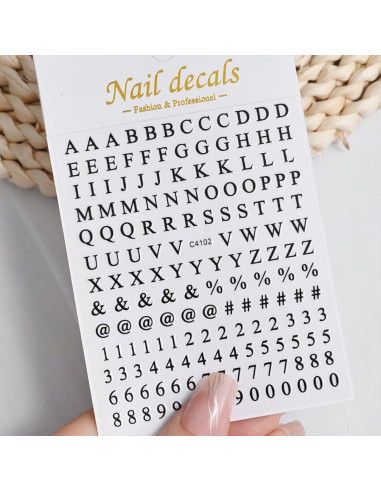 Pegatinas de Teclado YLOIJO con Caracteres Numéricos 64 Pcs