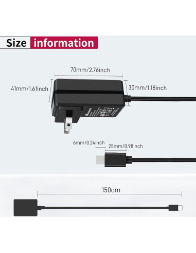 Fuente de Poder USB C 27W GeeekPi para Raspberry Pi 5
