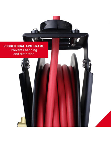 Carrete de Manguera de Aire Milton 2780-50D 1/2" x 15.24 m