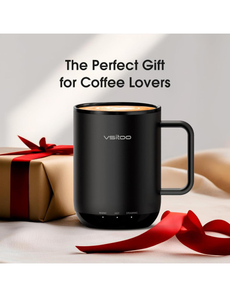 Taza Inteligente Vsitoo S3 Plus 396 ml Calentada App Control Taza Inteligente Vsitoo S3 Plus 396 ml Calentada App Control