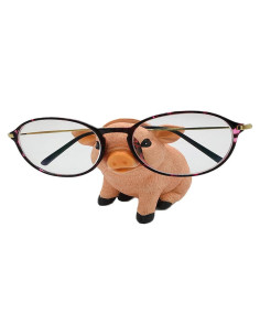 Soporte para Gafas RURAUOGR Cerdo Decorativo para Oficina