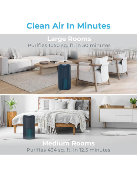 Purificador de Aire Pure Enrichment PureZone Turbo 5 Etapas - Grafito Purificador de Aire Pure Enrichment PureZone Turbo 5 Etapas - Grafito