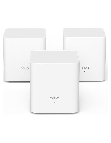 Tenda AX1500 Mesh WiFi 6 Nova MX3 - Cubre 325 m - Paquete de 3